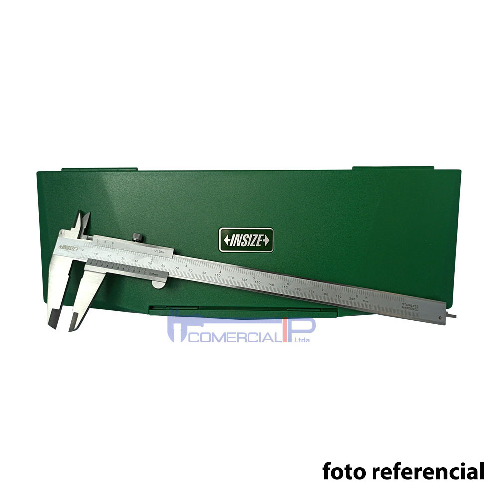 1205-200S PIE DE METRO 8X200MM (0,05MM 1/128') INSIZE - Imagen 1