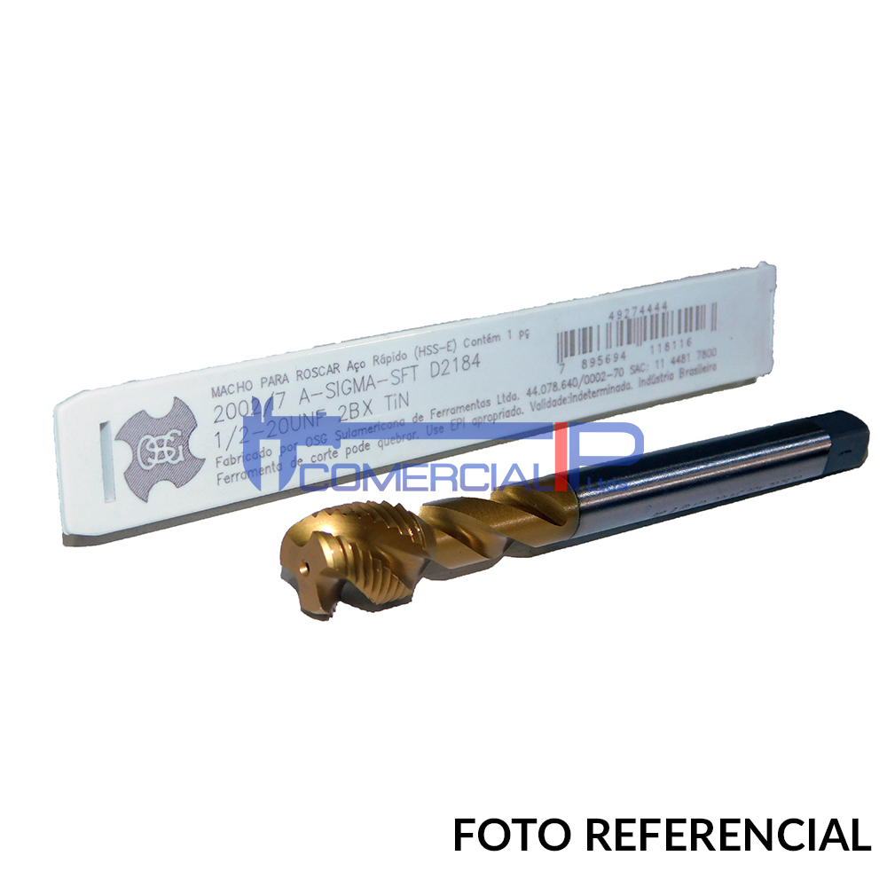 49274444 MACHO MQ UNF 3/4-16 HSSE-TiN 112 OSG - Imagen 1