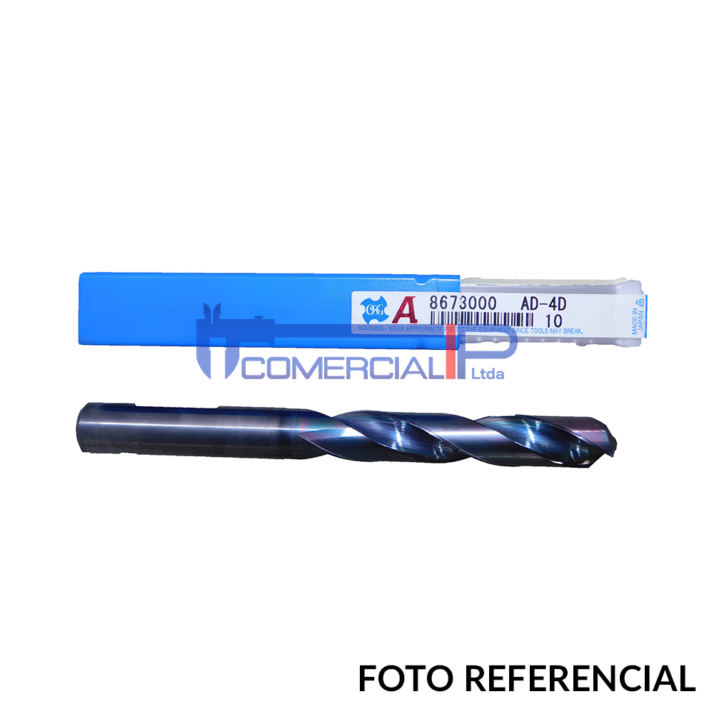 8673000 BROCA METAL DURO D-10.5MM AD-4D OSG - Imagen 1