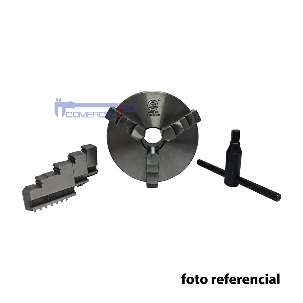 K11-1 PLATO DE TORNO 5x125MM 3G (P/HUSILLO 30mm) UNIVERSAL MANTON - Imagen 1