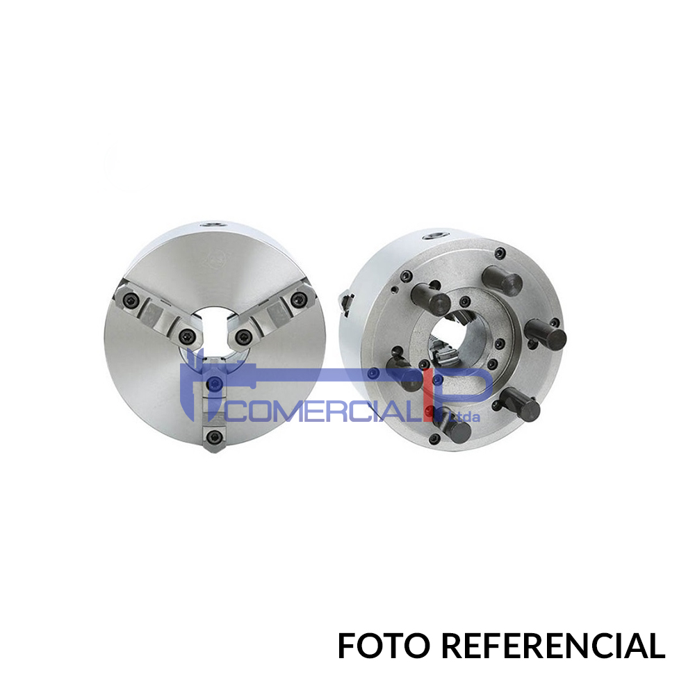 K11-200-250-D5-D6-D8 PLATO DE TORNO 8X200MM 3G (P/HUSILLO 65MM) UNIVERSAL D5=19.05MM MANTON - Imagen 1