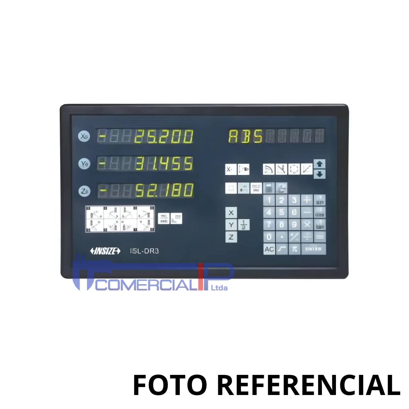 LECTOR DIGITAL DE TRES EJES INSIZE LECTOR DIGITAL DE TRES EJES INSIZE - Imagen 1