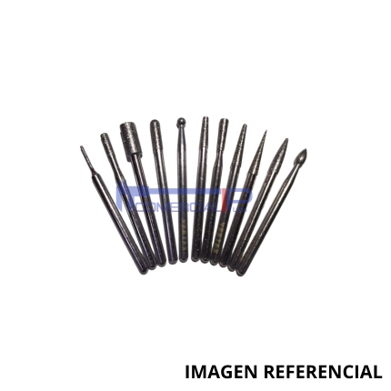 SET LIMAS ROTATIVAS DIAMANTADAS WG-30D (30 UN) VERTEX SET LIMAS ROTATIVAS DIAMANTADAS WG-30D (30 UN) VERTEX - Imagen 1
